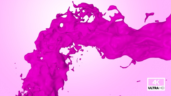 Twisted Pink Paint Splash V6