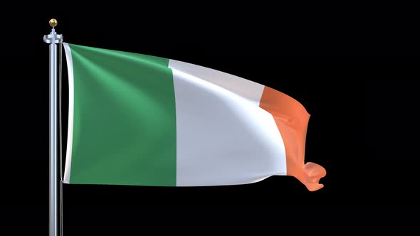 Ireland Waving Flag