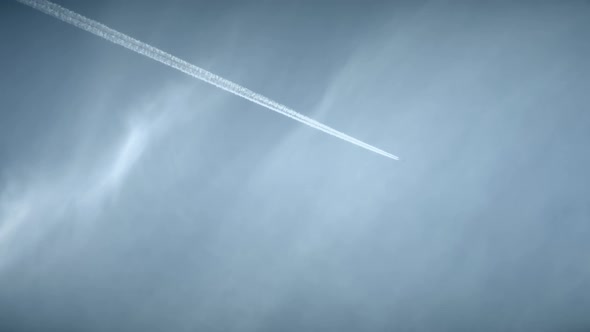 View of Airplane Jet Layer