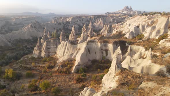 Aerial View Cappadocia Landscape