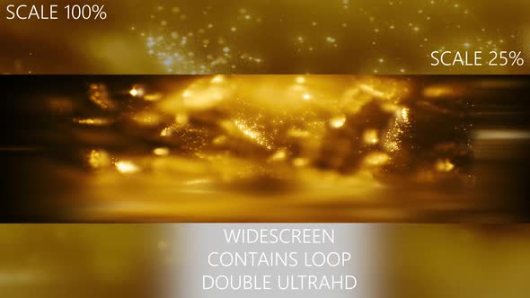 Widescreen Concert Golden Lights