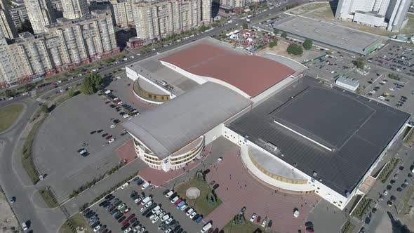 Aerial of the International Exhibition Centre