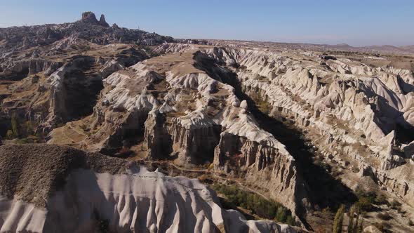 Aerial View Cappadocia Landscape