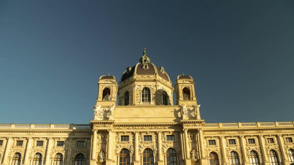 Hyper Lapse Art and History Museum in Vienna Austria