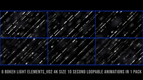 Slanting Bokeh Lights Element Pack V02 alt