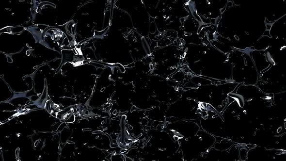 Liquid Splash 02 Slow Motion With Matte Channel alt