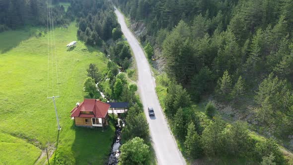 Zlatibor Mountain Landscape Nature Car Drive Village Countryside 8