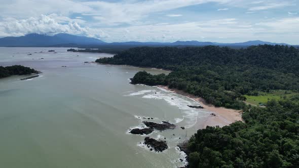 The Beaches at the most southern part of Borneo Island