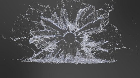 Water Splash Collide Logo