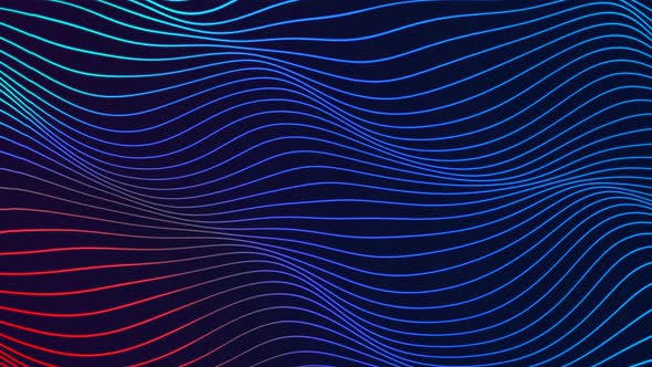 Abstract digital particle wave technology background