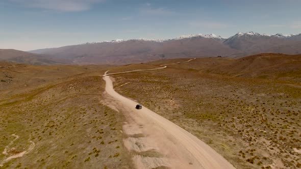 Scenic road trip in New Zealand