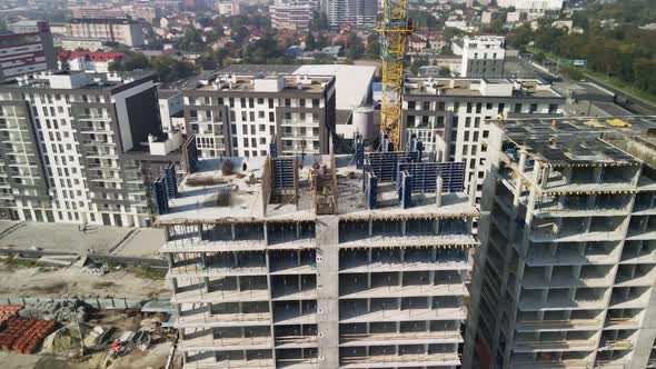 City Development Apartment Construction Site