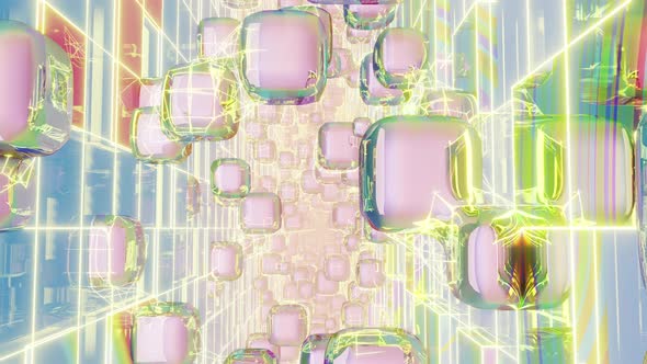 Holographic Geometry Modern 07 4K alt