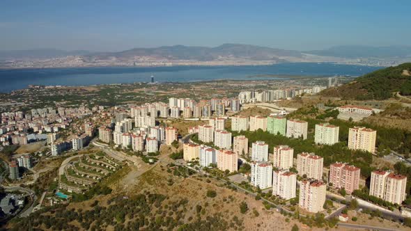 Modern City Aerial View