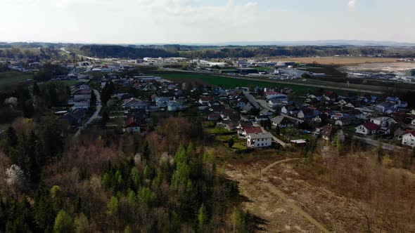 Drone Video of an Village in Upper Austria