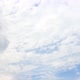 Movement of cumulus continuous clouds on a blue beautiful sky, background in motion, accelerated - VideoHive Item for Sale