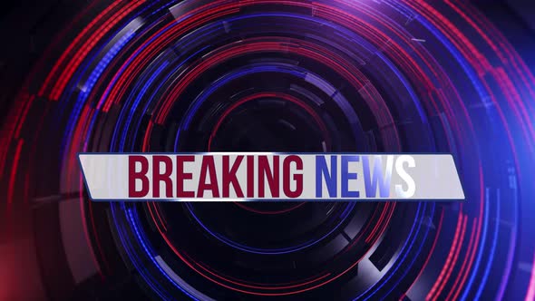 Breaking News Transition With  Alpha Channel alt