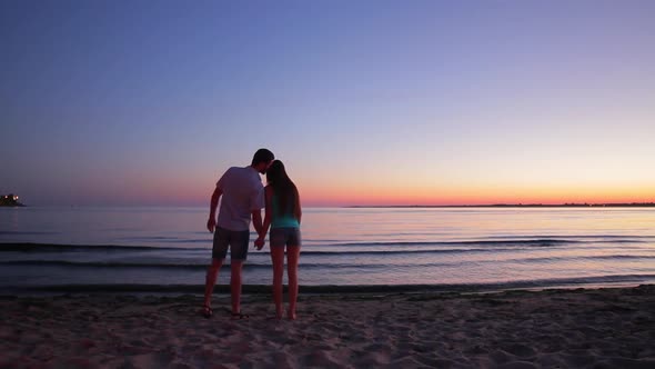 Romantic Date at Sunset.