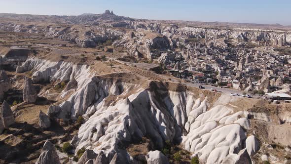 Aerial View Cappadocia Landscape