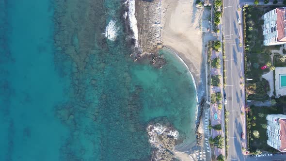 Alanya, Turkey - a Resort Town on the Seashore. Aerial View