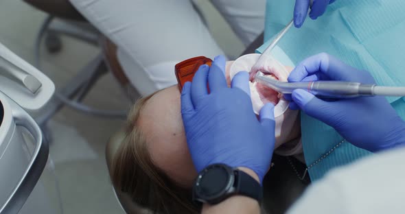 Dental Treatment in a Modern Dental Clinic