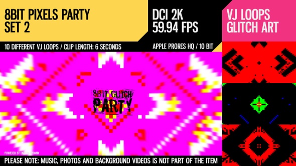 8 Bit Pixels Party (2K Set 2)