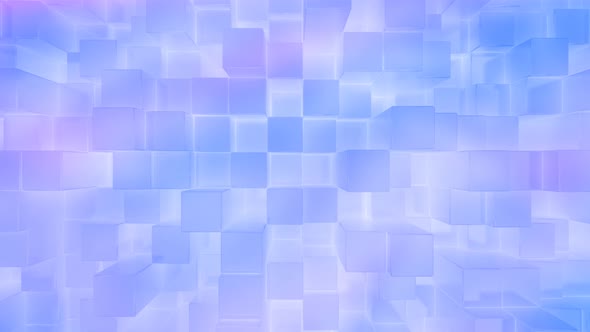 Bright Colorful Cubic Strings Background