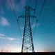 Lonely Electric transmission tower starlapse - VideoHive Item for Sale
