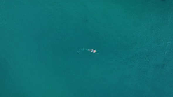 Sea Texture Aerıal Vıew 4 K Turkey Alanya