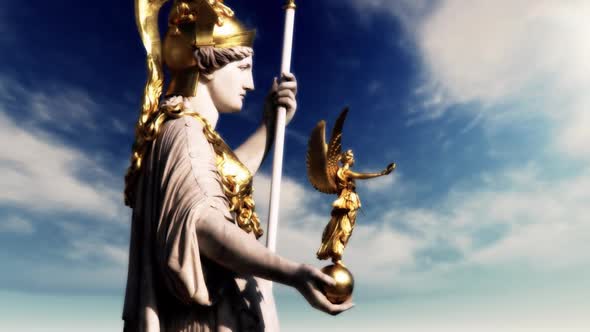 Pallas Athena Sculpture 