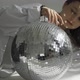 Young girl and spinning disco ball Video HD - VideoHive Item for Sale
