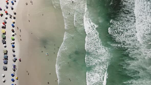 Turquoise water of coastal city of Lakes Region tourism landmark region of state of Rio de Janeiro B