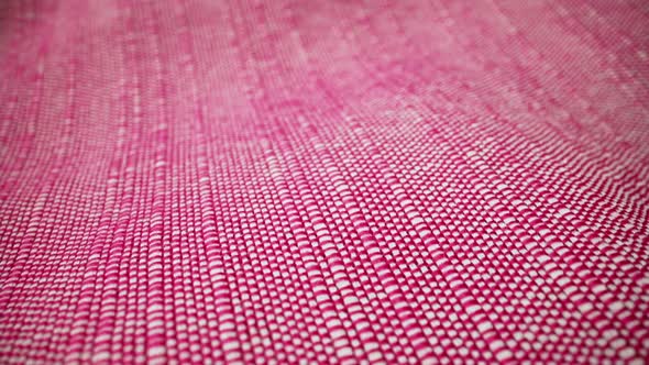 Shiny Silk Cloth Flowing Texture Dolly Shot in Close Up View Macro Shot