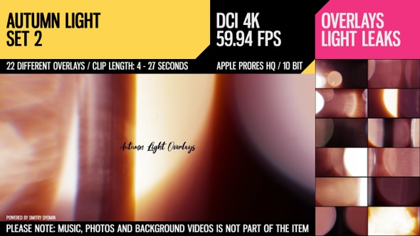 Autumn Light Overlays (4K Set 2) alt