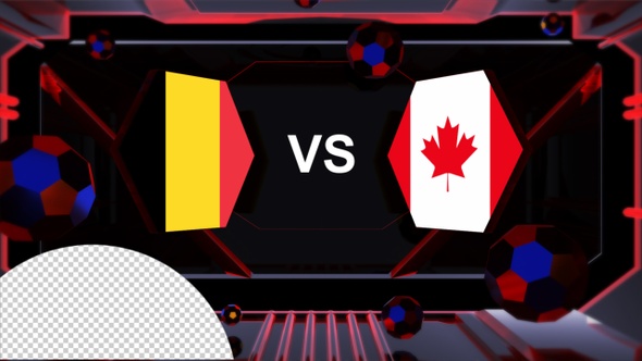 Belgium Vs Canada Football World Cup Qatar 2022 Vs Card Transitions
