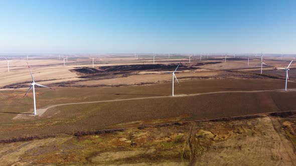 Wind Turbines From a Bird'seye View