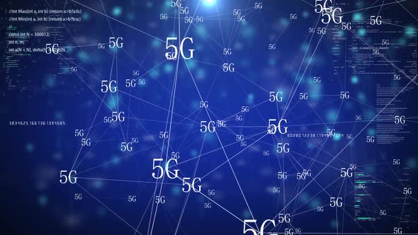 5g Network Signal Covering Mobile Information Communication