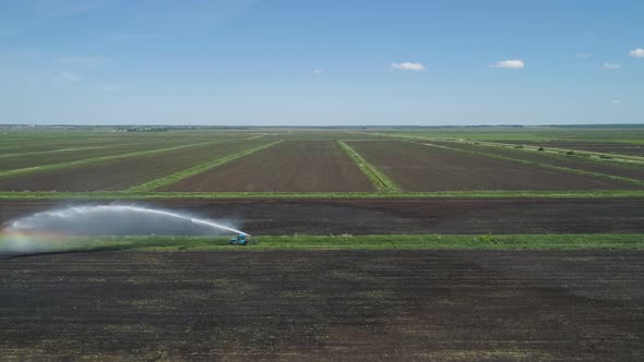 Irrigation System on Agricultural Land