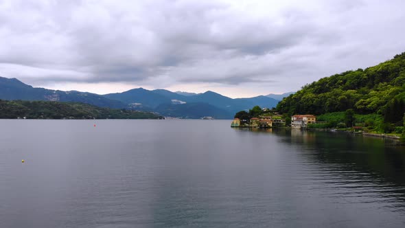 Aerial View of Italian Landscape