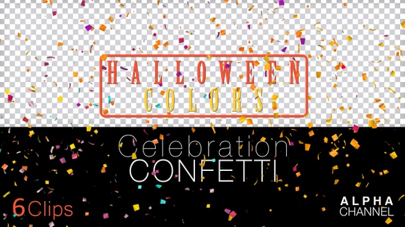 Halloween Celebration Particles