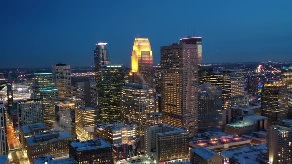 Downtown Minneapolis at Night