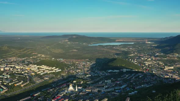 Avacha Bay and PetropavlovskKamchatsky