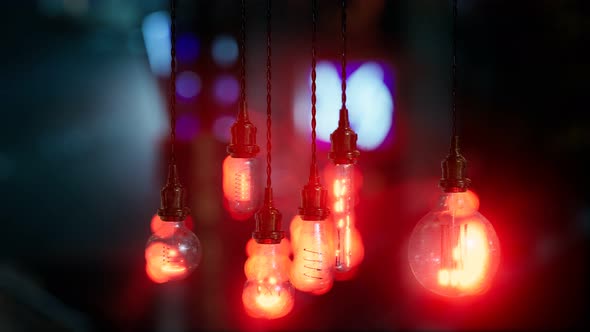 Old Retro Vintage Incandescent Light Bulb alt