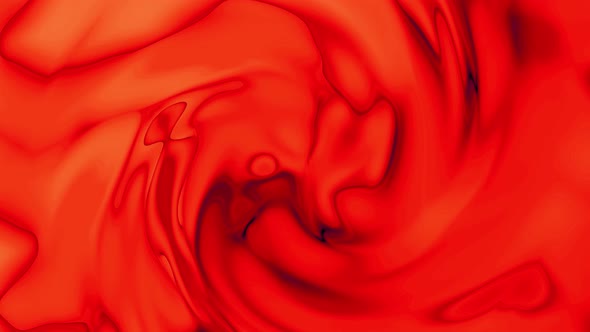 Red color ink liquid animated background. animation of liquid marble texture. Vd 543