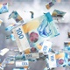 Money Falling / Franc - VideoHive Item for Sale