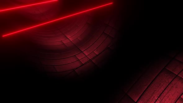 4k Neon Illuminated Wooden Loops Pack alt