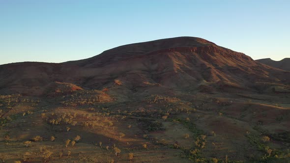 Mt Nameless, Tom Price, Karijini National Park, Western Australia 4K Aerial Drone