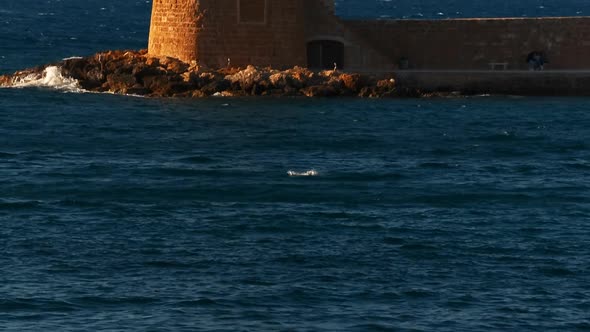 Chania Lighthouse, Crete, Greece