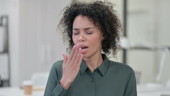 Yawning African Woman