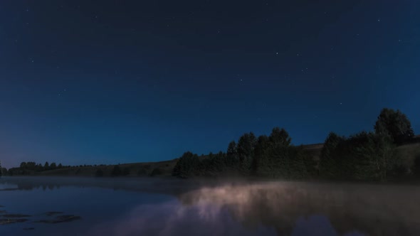 Night Over the Lake